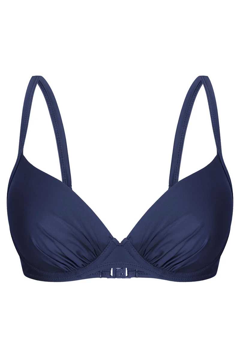 Bikini-Top, gefüttert, mit Bügel, BASIC NAVY