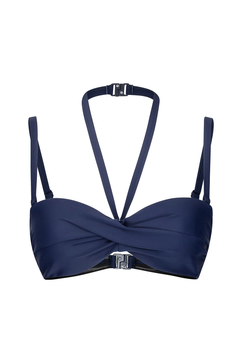 Bikini-Top/Variokini-Top, gefüttert, mit Bügel, BASIC NAVY