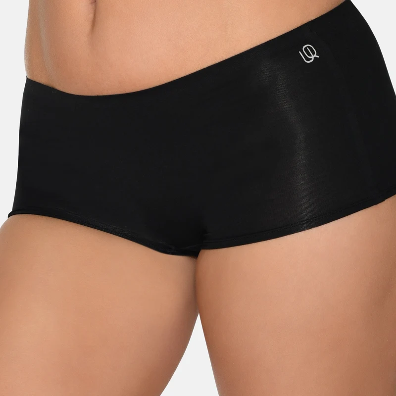 Schwarze Bamboo Hotpants