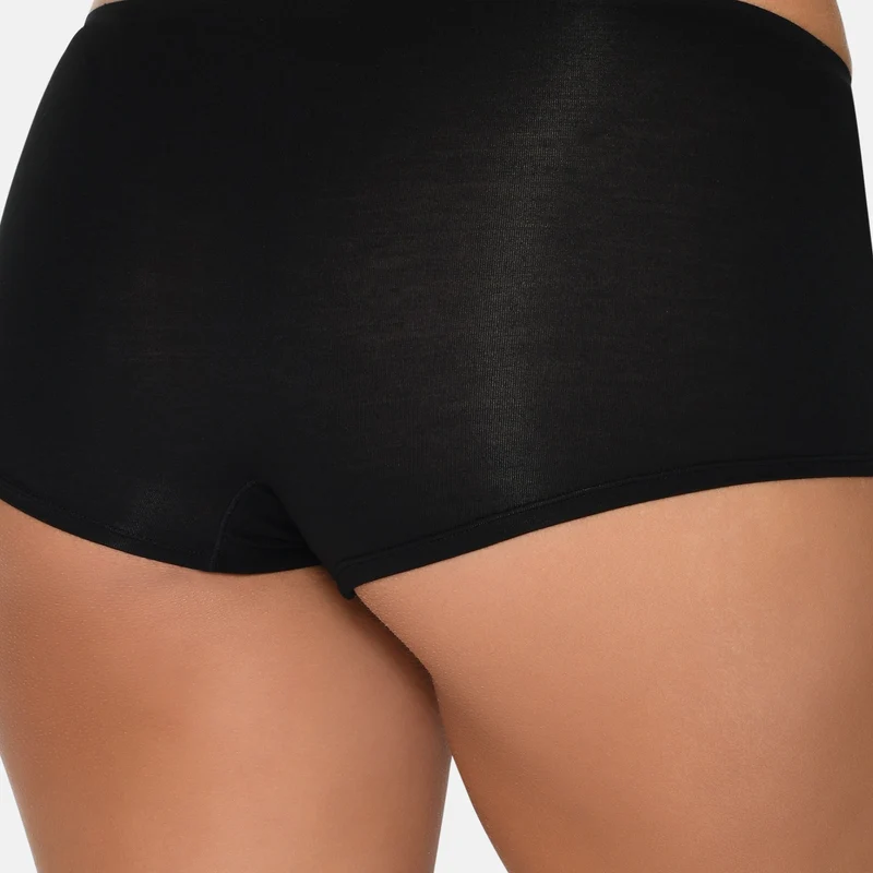 Schwarze Bamboo Hotpants