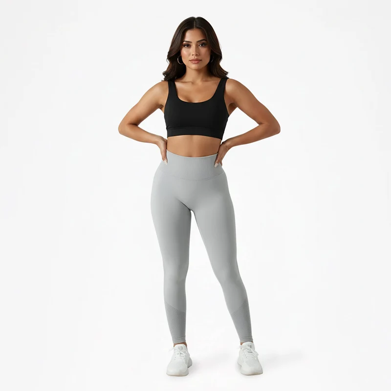 Sportleggings mit hohem Bund