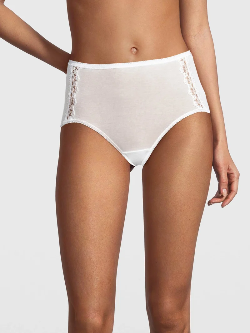 Maxi-Slip mit Makramé-Spitzen-Einsatz, FILOSCOZIA REFINED