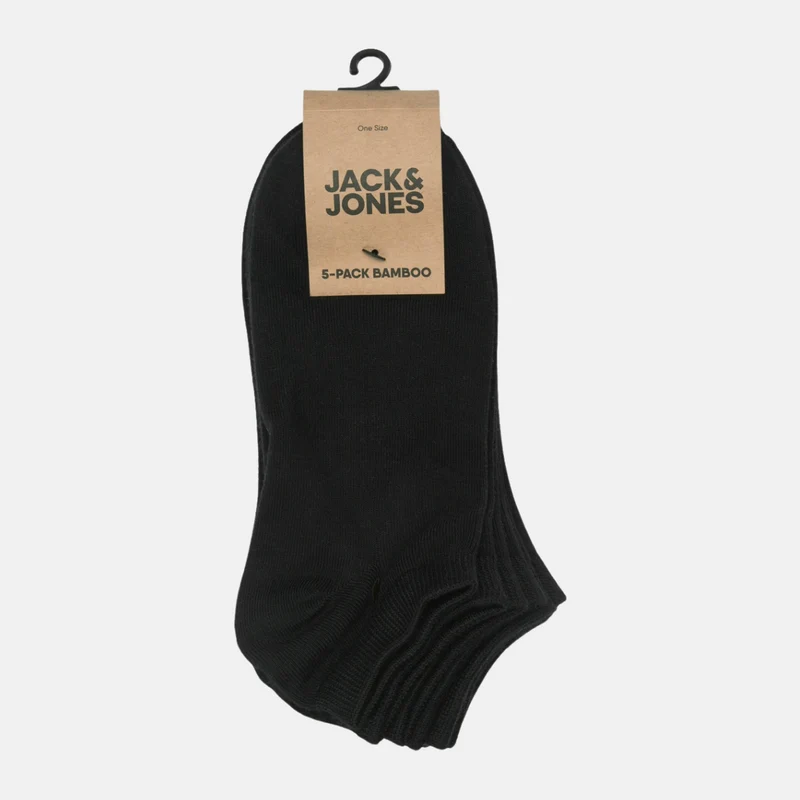 5er Pack Schwarze Bambus-Socken