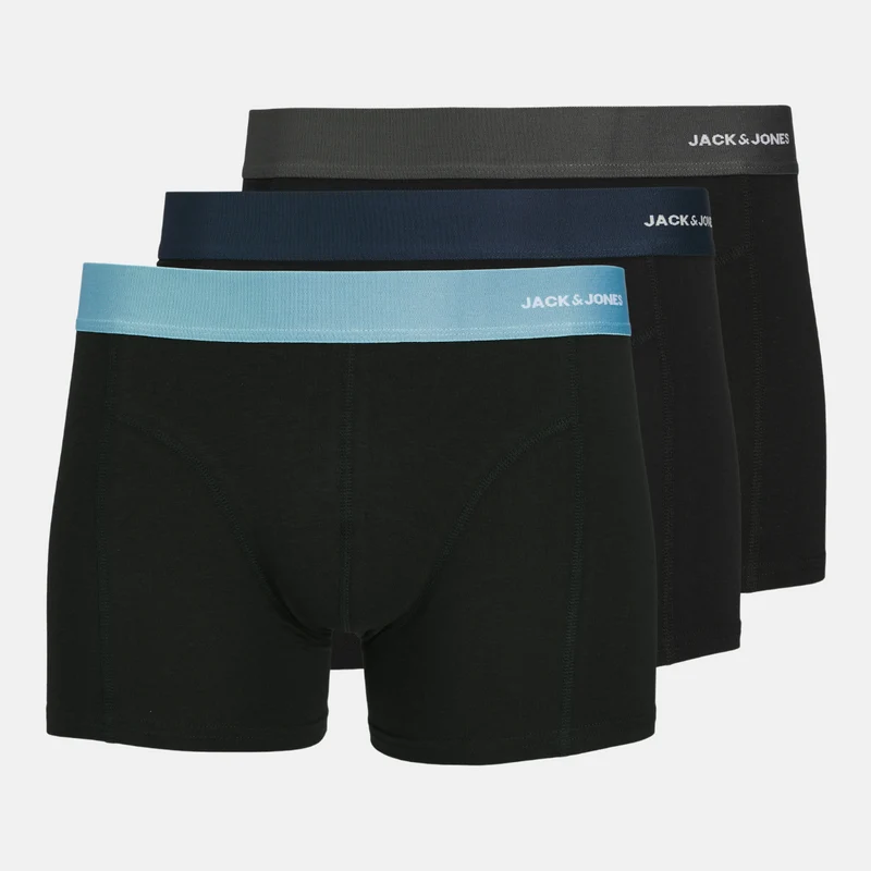 3er-Pack Schwarze Bambus-Unterhosen