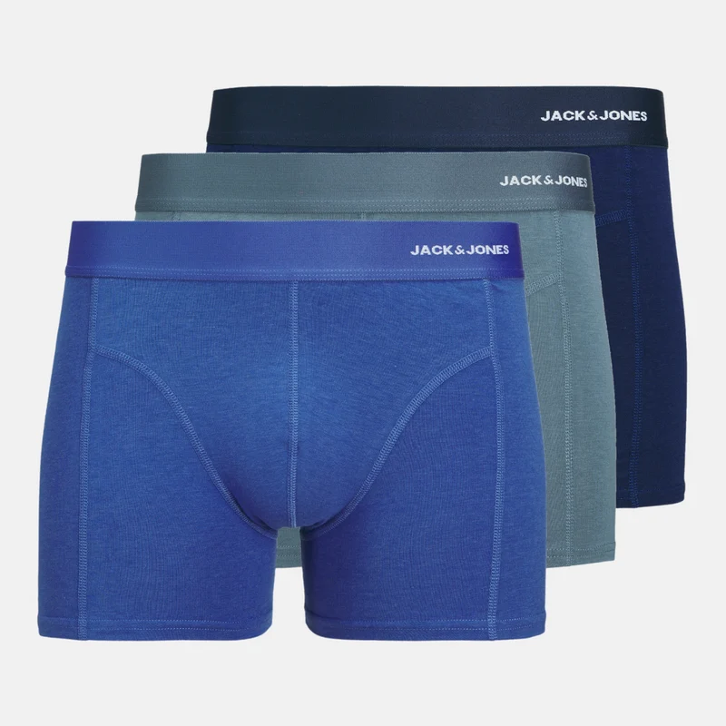 3er-Pack Bambus-Unterhosen in blau/petrol/marine
