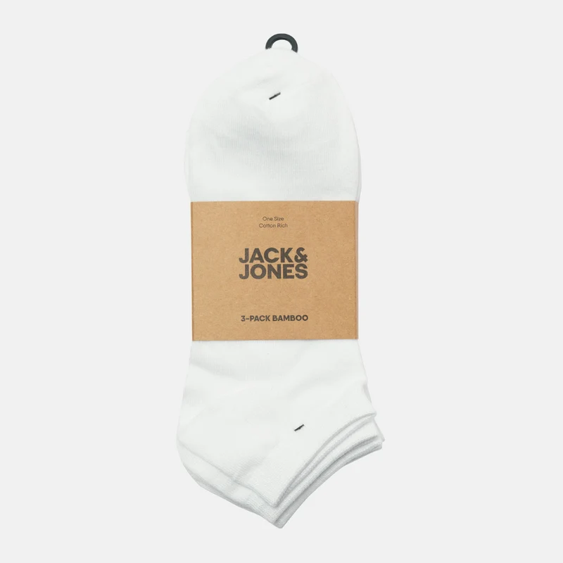 3er Pack Bambus-Socken weiß