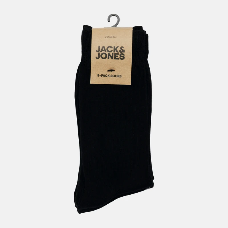 5er Pack Bambussocken in grau/blau/schwarz