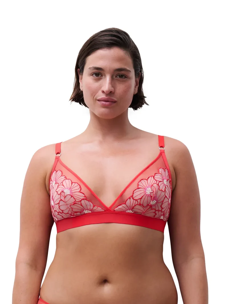 Chantelle – Lush bügelloser Triangel-BH „Flamboyant Flower“
