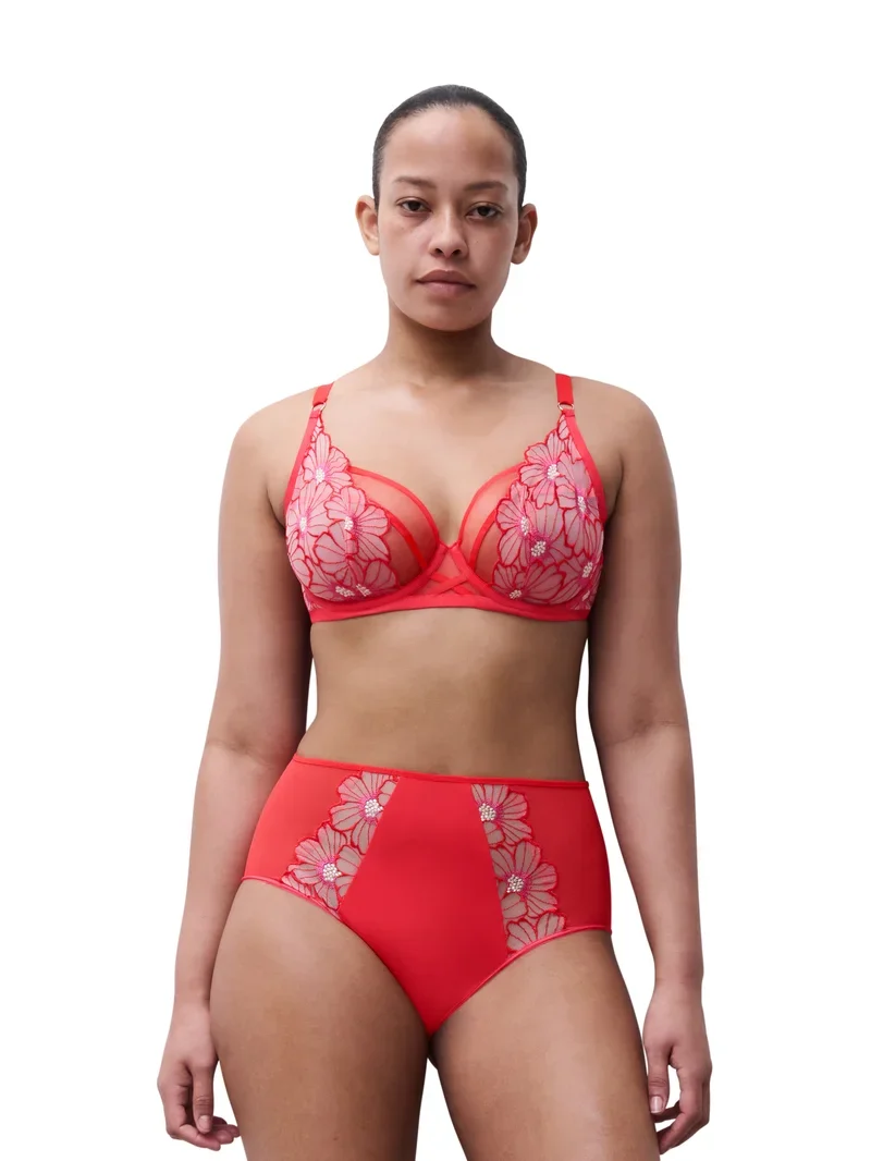 Chantelle – Üppiger Bügel-BH mit auffälliger Blume