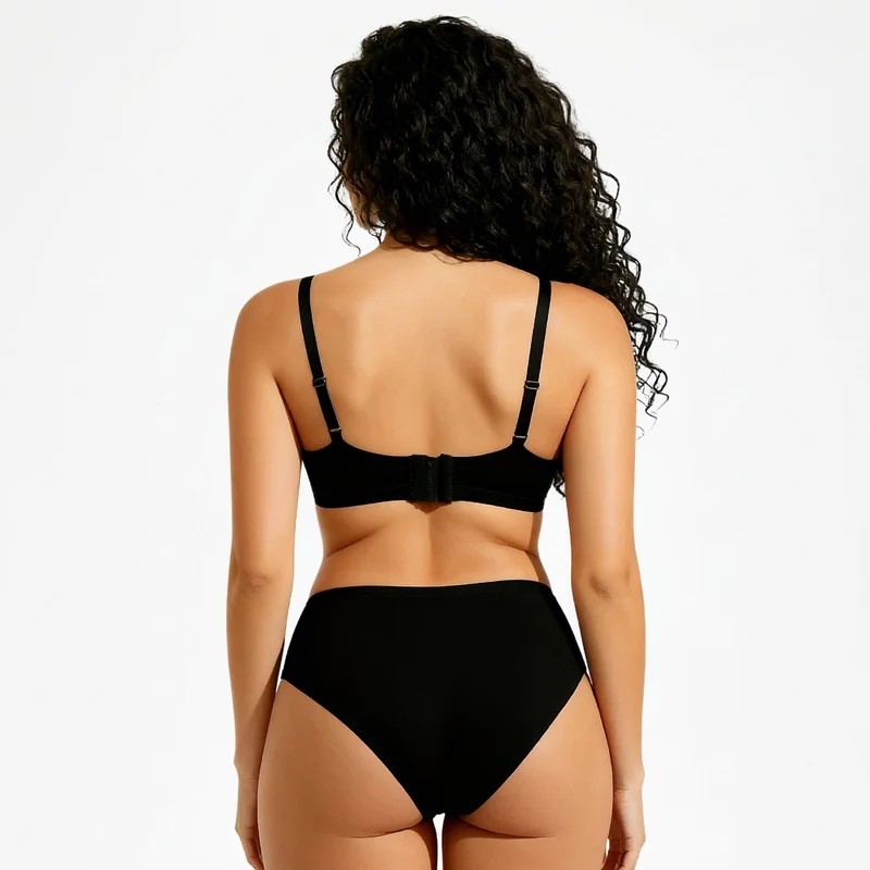 Nahtlose High-Waist-Slips – 3er Set