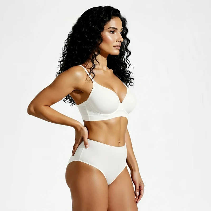 Nahtlose High-Waist-Slips – 3er Set