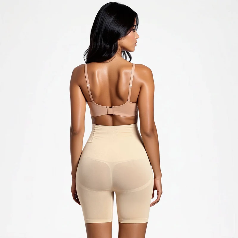 Korrigierende High-Waist-Shorts