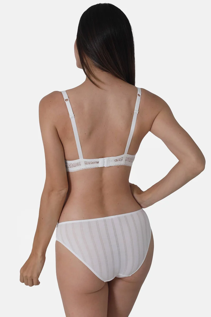 Slip / Briefs NATURAL STRIPE – aus Bambus