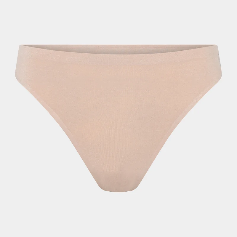 3er Pack Bambus G-String Panty in Schwarz/Weiß/Nackt