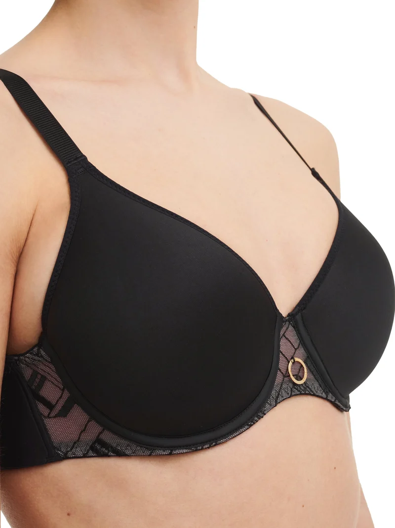 Chantelle - Graphic Support Sehr bedeckender Memory-BH Schwarz