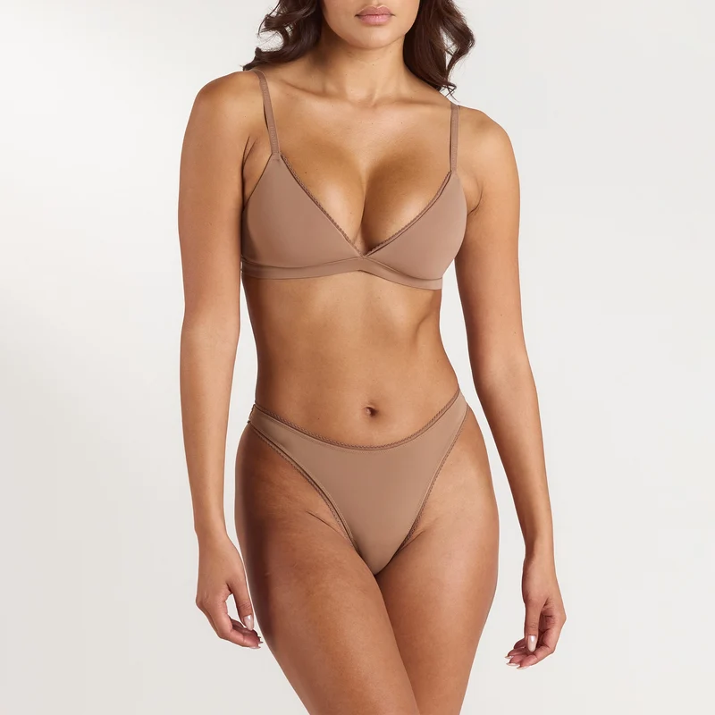 Comfort Triangle Bralette - Hazel