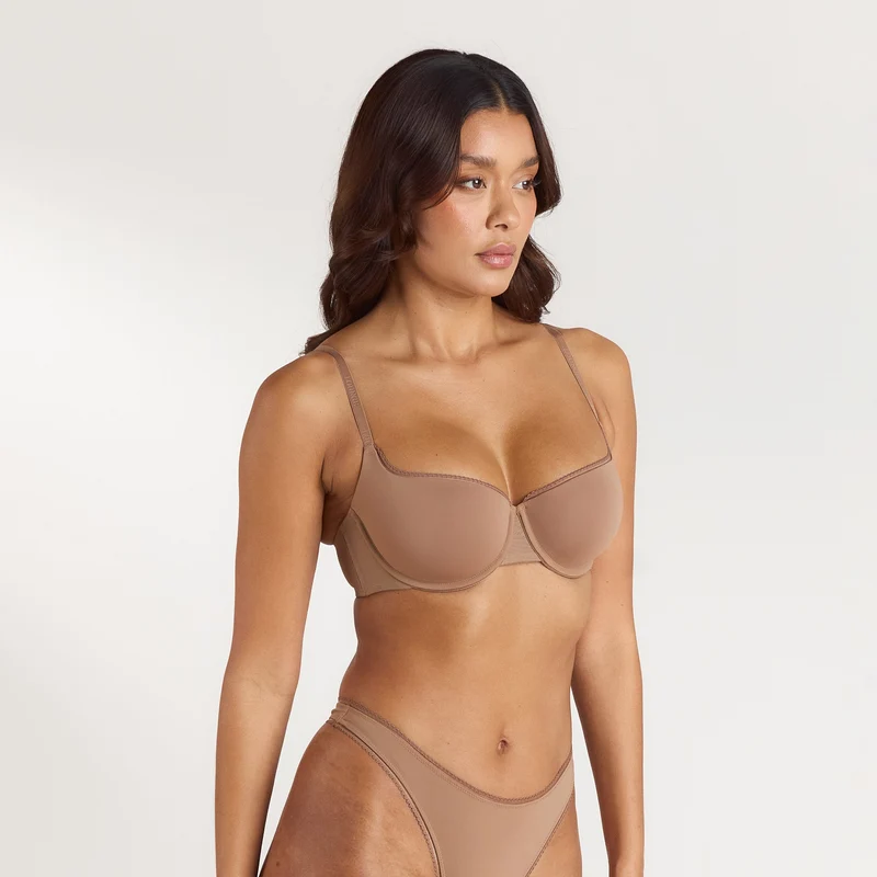 Comfort Balconette Bra - Hazel