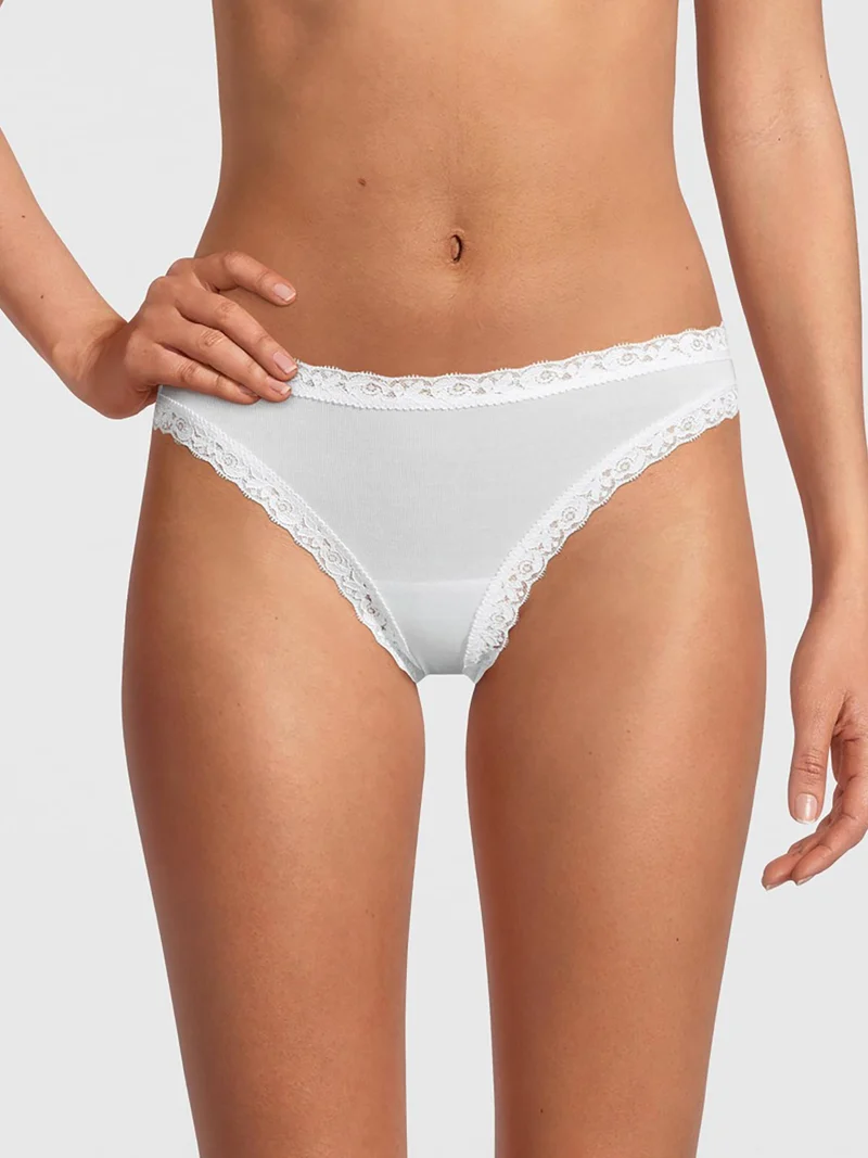 Mini-Slip mit Dentelle de Calais®-Spitze, FILOSCOZIA LACE