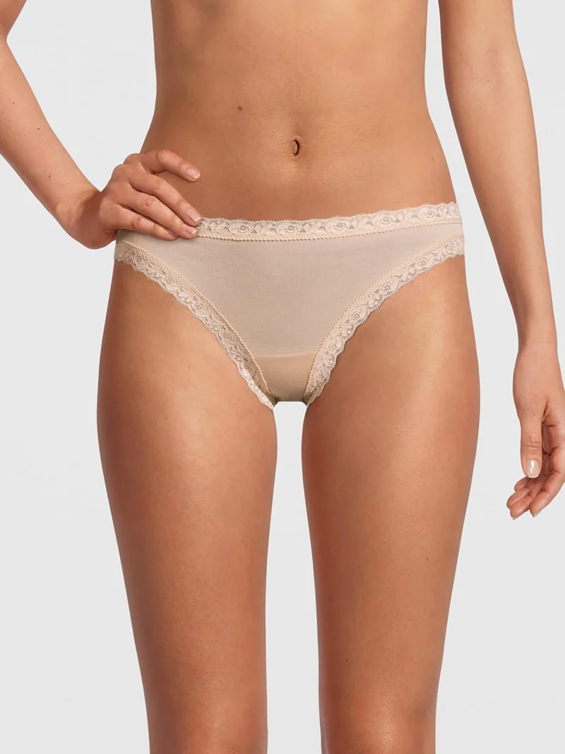 Mini-Slip mit Dentelle de Calais®-Spitze, FILOSCOZIA LACE