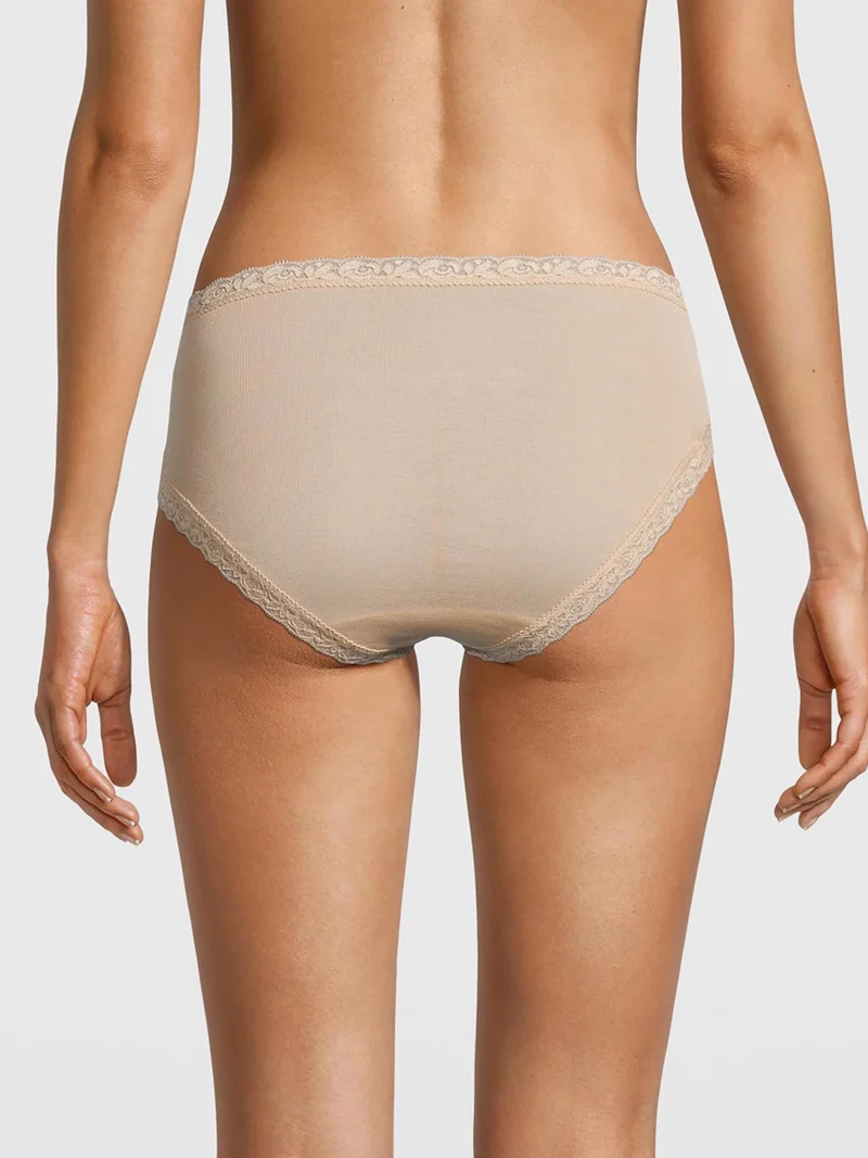 Midi-Slip mit Dentelle de Calais®-Spitze, FILOSCOZIA LACE