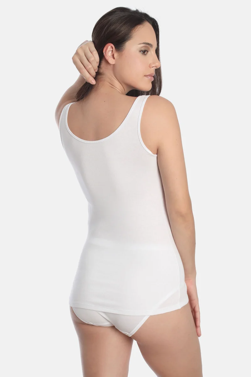 Tanktop, mit Strickmotiv, FINE RIB, im 2er-Pack