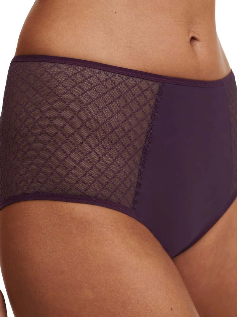 Chantelle Easyfeel - Norah Chic High-Waist Full Brief Aubergine