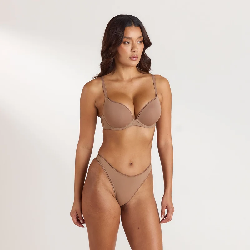 Comfort High Push-Up Bra - Hazel