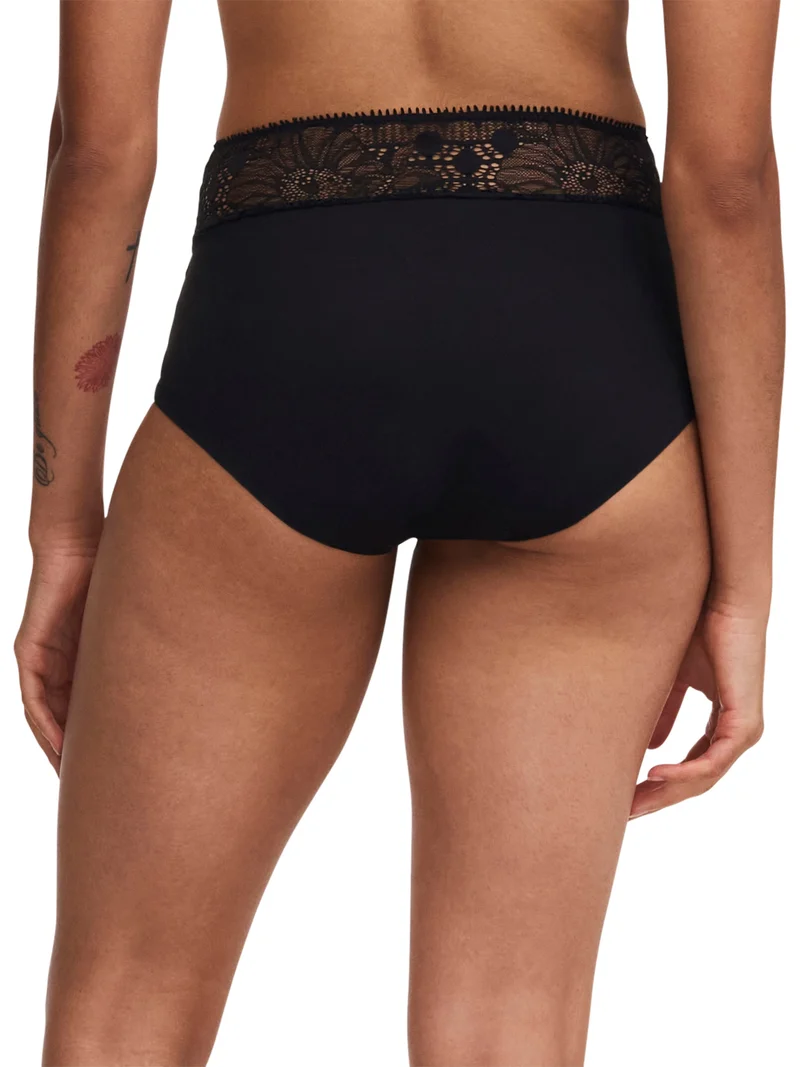 Chantelle - Life Spitzen-Slip mit hoher Taille, Schwarz