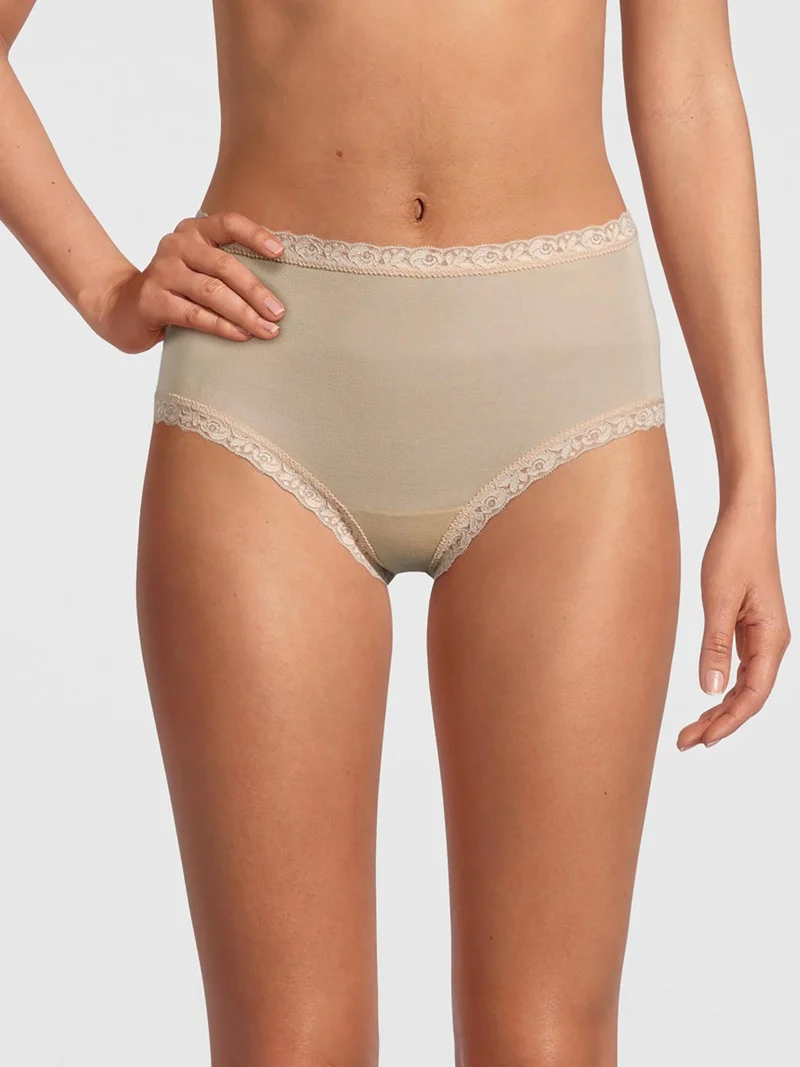 Maxi-Slip mit Dentelle de Calais®-Spitze, FILOSCOZIA LACE