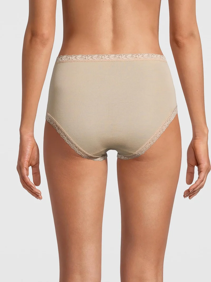Maxi-Slip mit Dentelle de Calais®-Spitze, FILOSCOZIA LACE