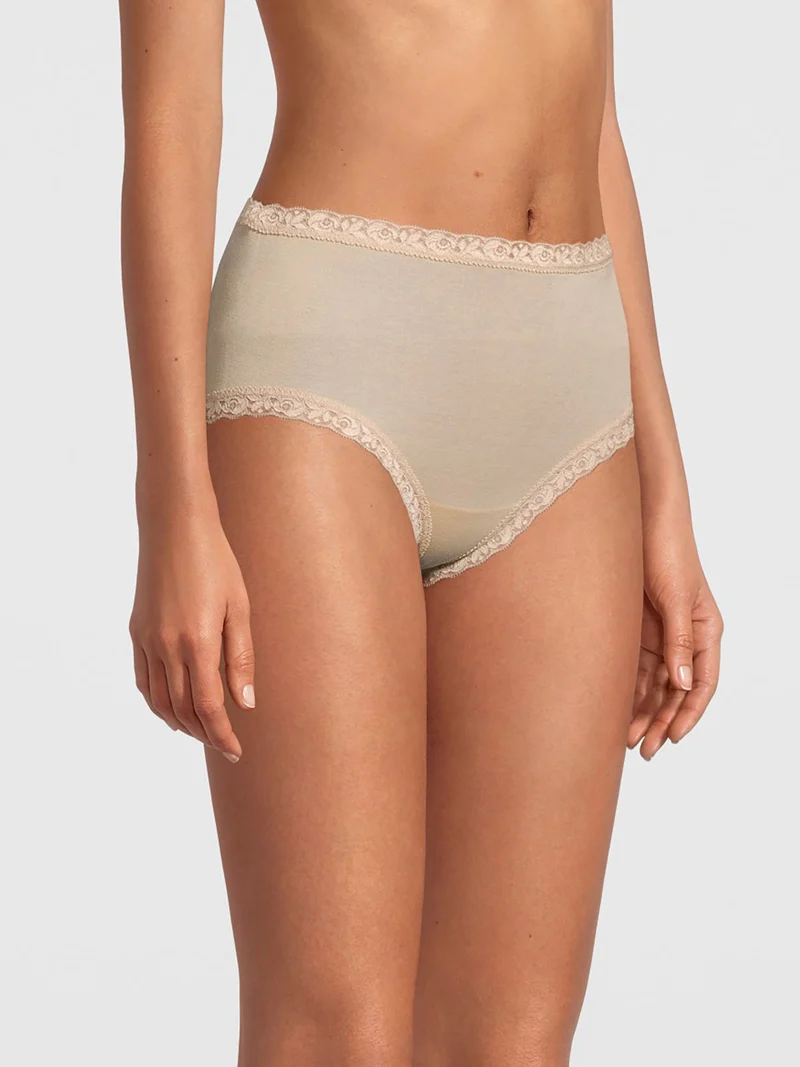 Maxi-Slip mit Dentelle de Calais®-Spitze, FILOSCOZIA LACE