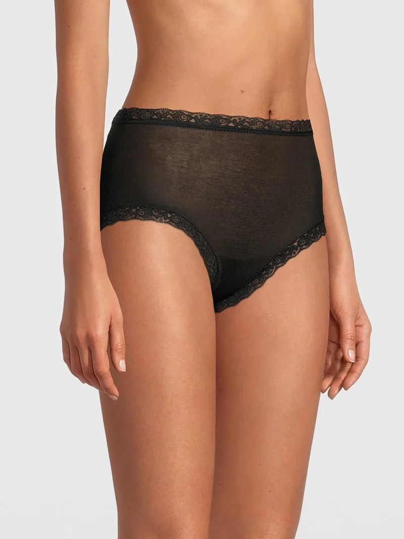 Maxi-Slip mit Dentelle de Calais®-Spitze, FILOSCOZIA LACE