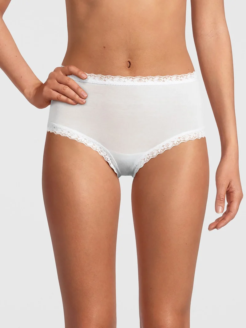 Maxi-Slip mit Dentelle de Calais®-Spitze, FILOSCOZIA LACE