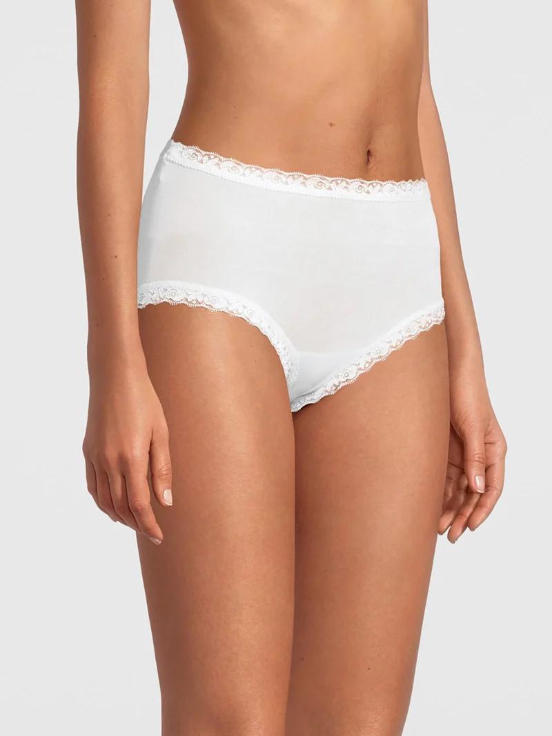 Maxi-Slip mit Dentelle de Calais®-Spitze, FILOSCOZIA LACE