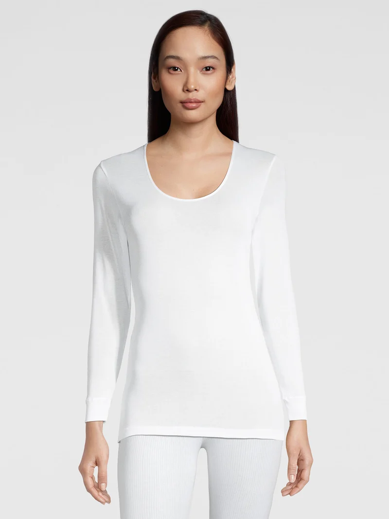 Shirt, langarm, Rundhals, FILOSCOZIA SATIN