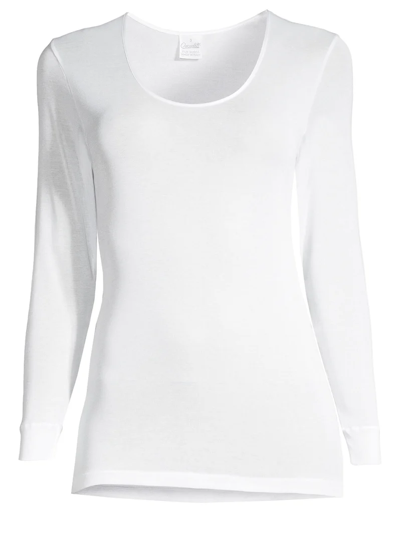 Shirt, langarm, Rundhals, FILOSCOZIA SATIN