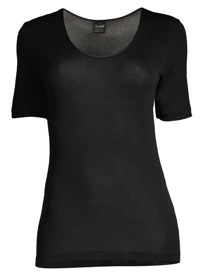 T-Shirt, Rundhals, FILOSCOZIA SATIN