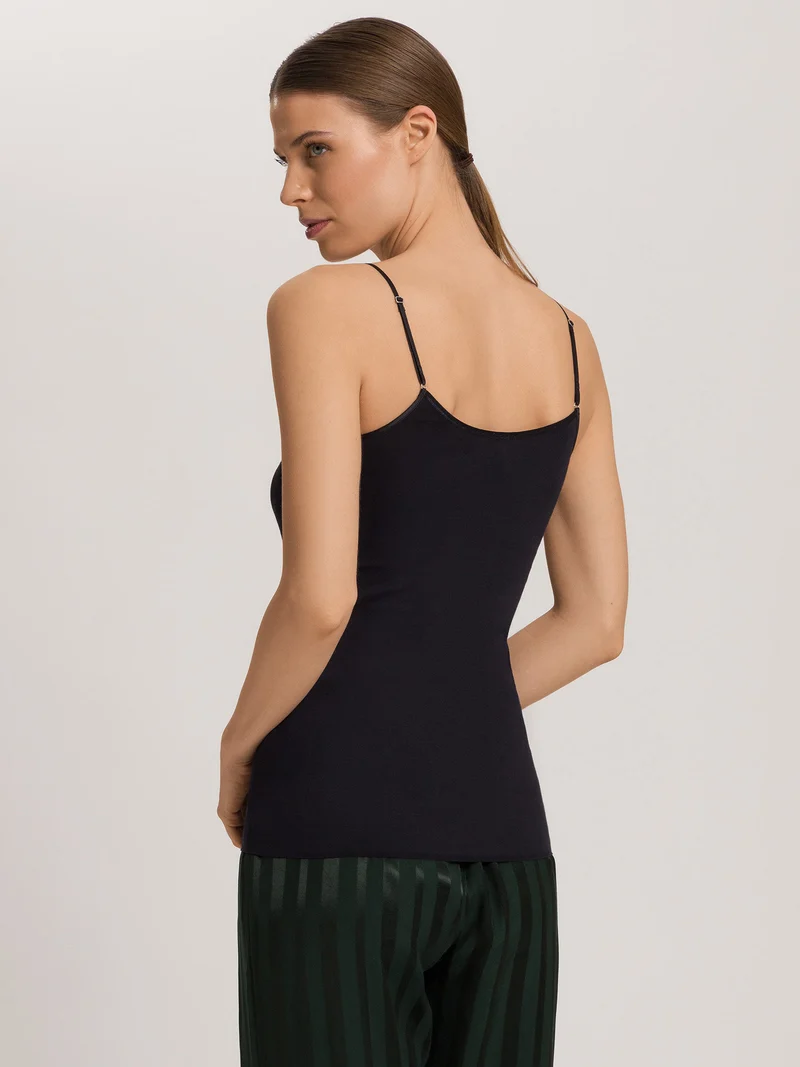 Spaghetti-Top mit Swarowski-Kristallen, COTTON SEAMLESS – Jubiläums-Ausgabe
