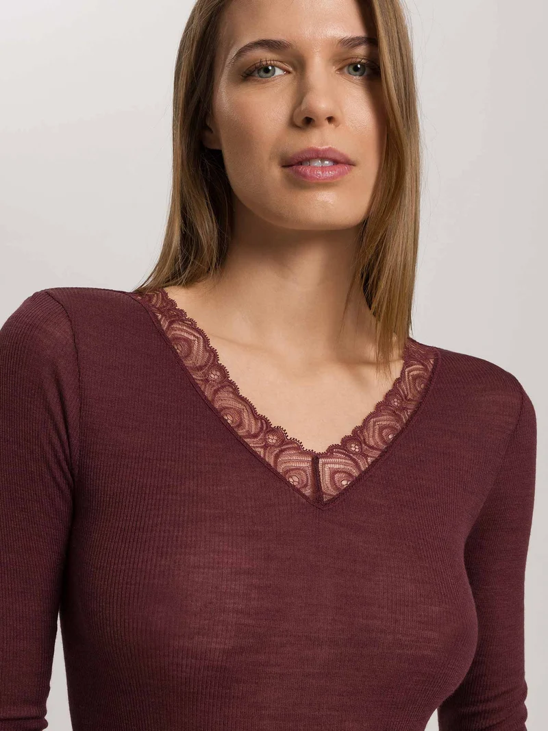 Langarm-Shirt WOOLEN LACE