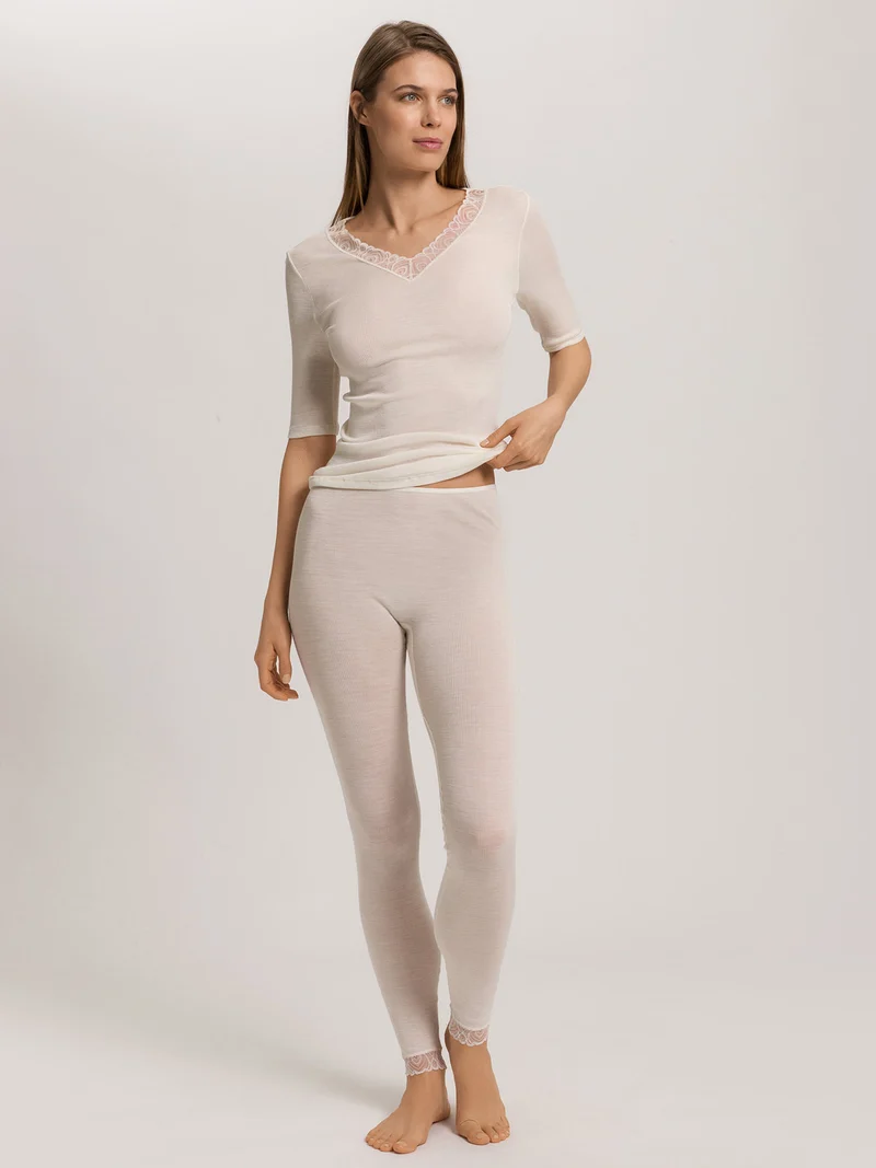 Kurzarm-Shirt WOOLEN LACE