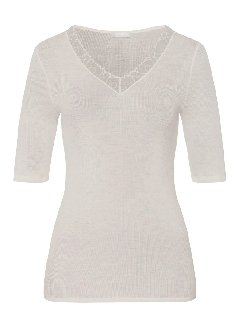 Kurzarm-Shirt WOOLEN LACE