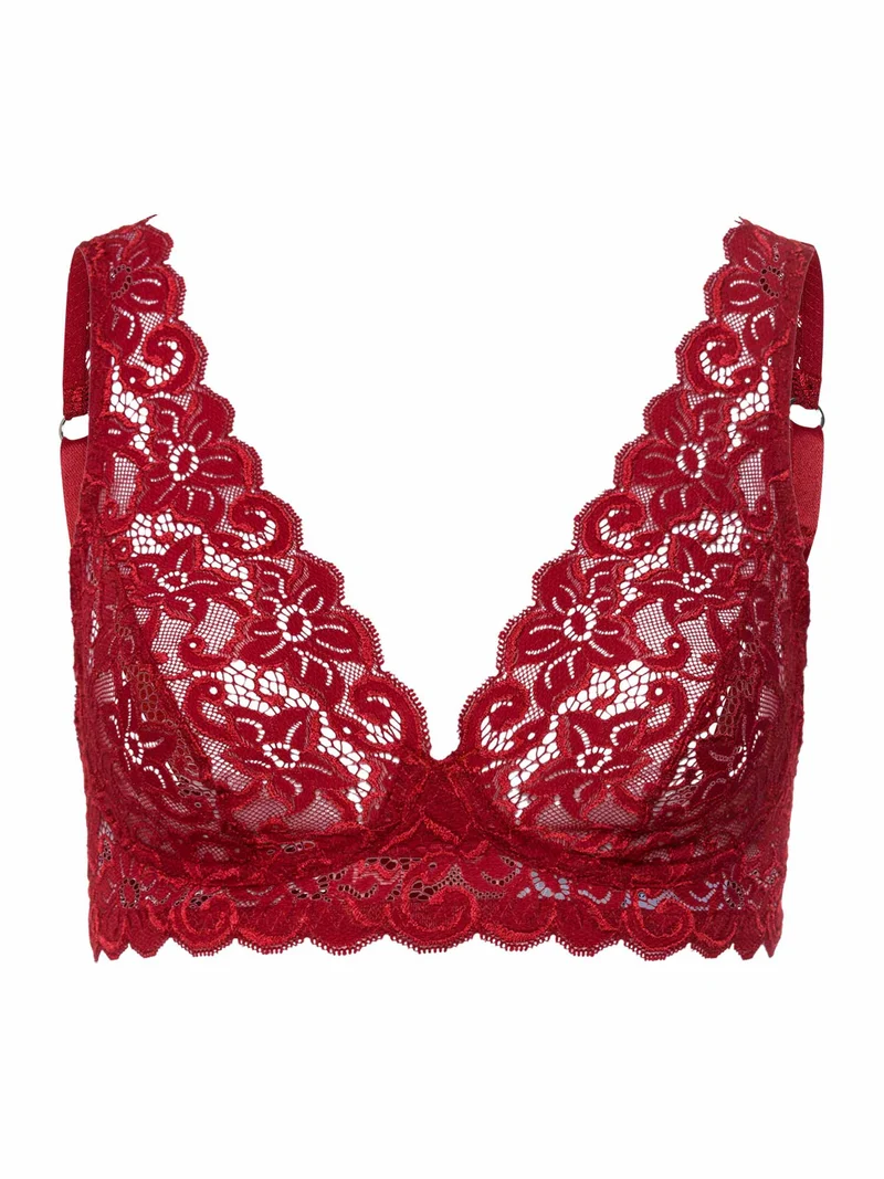 Soft Cup Bra MOMENTS, in Herbst-Farbe red dahlia