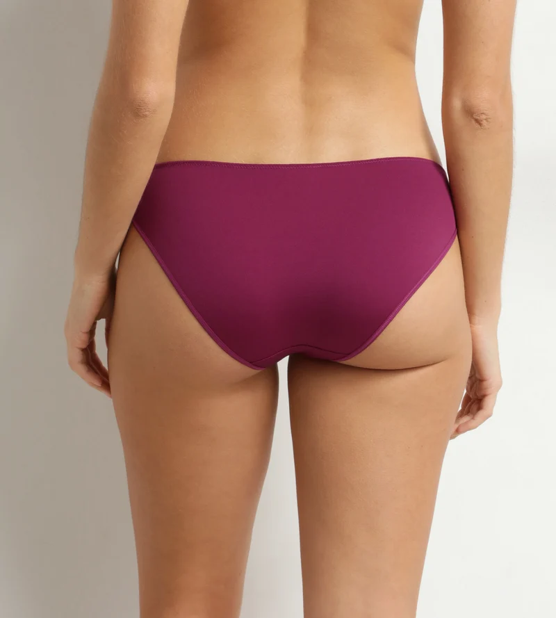 Damenhöschen aus Spitze und Netzstoff mit Blumenmuster „Fruits des Bois” von Dim Féminine
