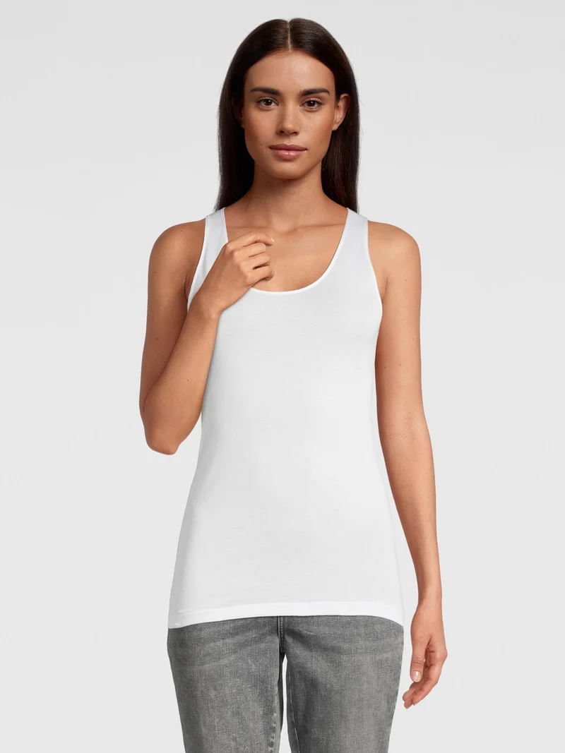 Tank-Top, Rundhals, FILOSCOZIA SATIN
