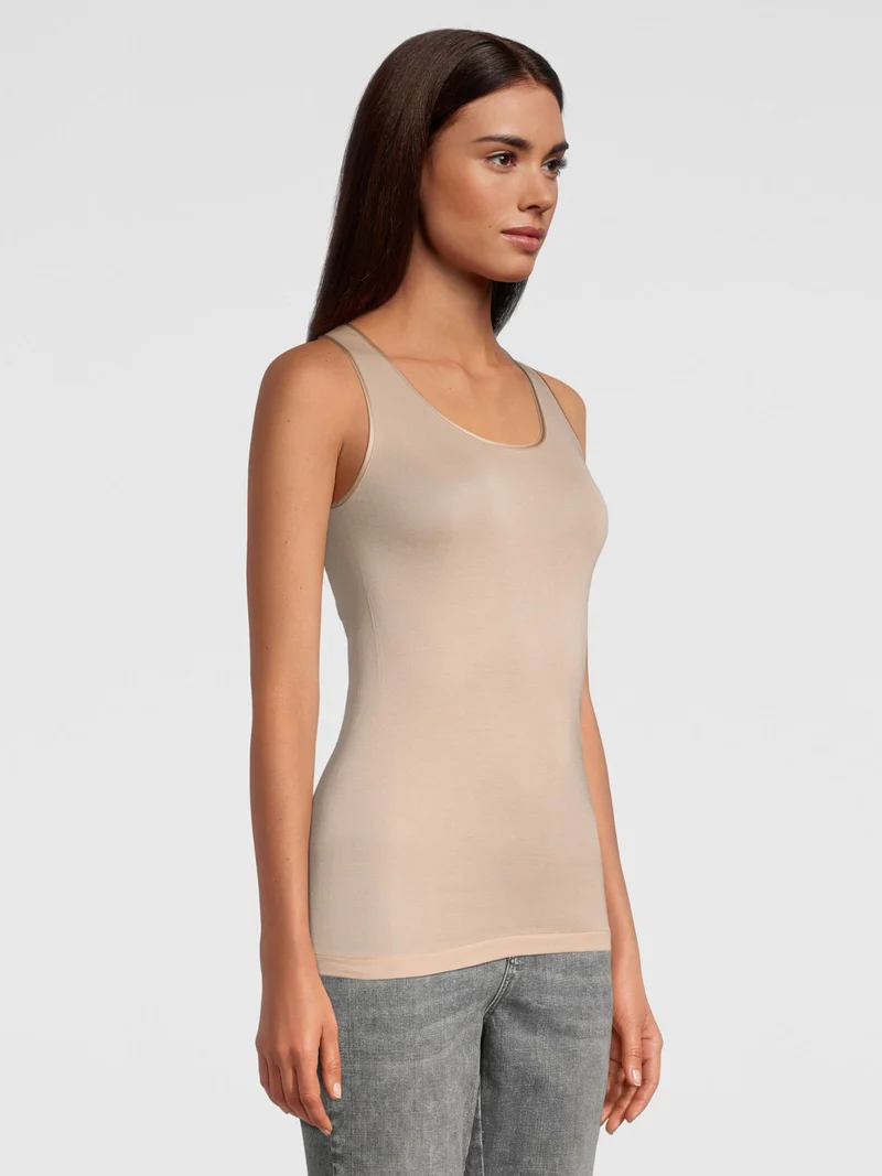 Tank-Top, Rundhals, FILOSCOZIA SATIN