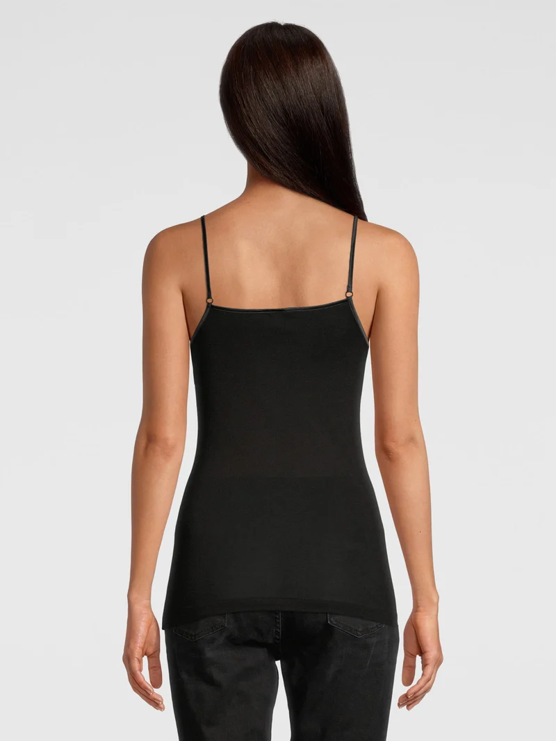 Spaghetti-Top, Rundhals, FILOSCOZIA SATIN