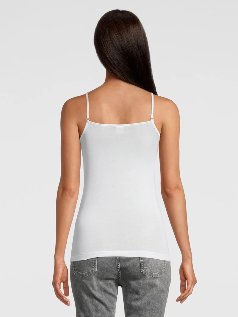 Spaghetti-Top, Rundhals, FILOSCOZIA SATIN