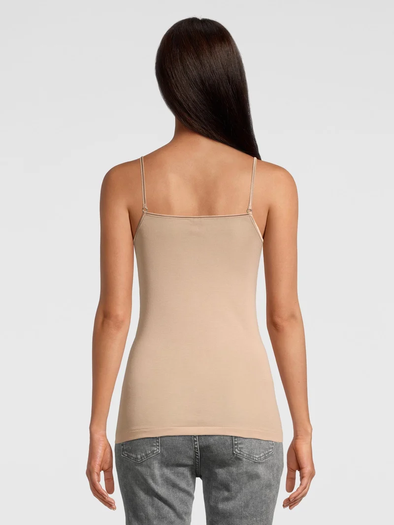 Spaghetti-Top, Rundhals, FILOSCOZIA SATIN