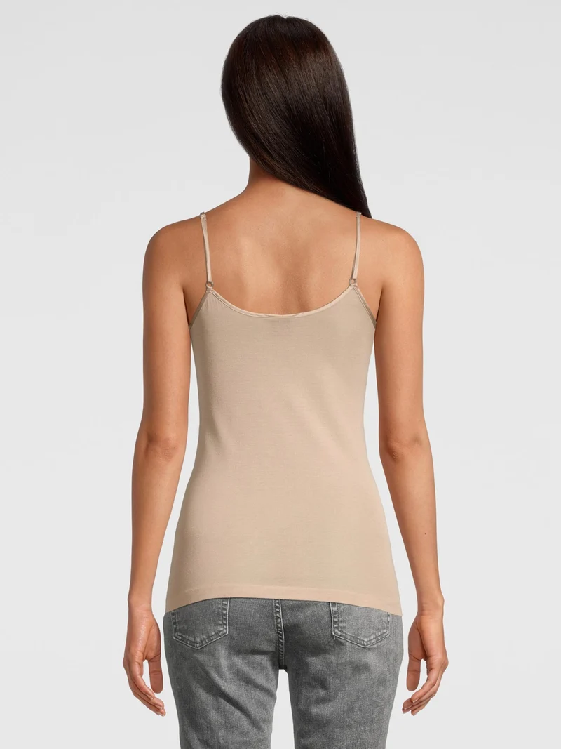 Spaghetti-Top, V-Neck, FILOSCOZIA SATIN