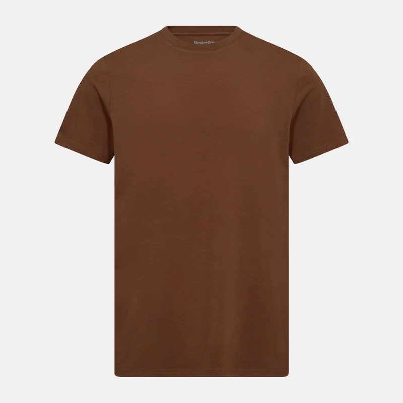 Braunes Bambus-T-Shirt